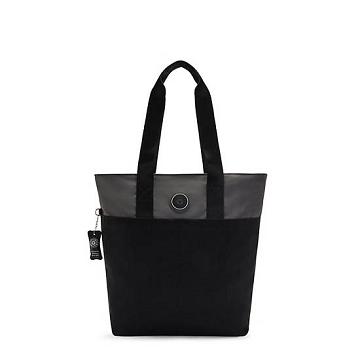 Kipling Hanifa 15" Tote Bag Laptop Táska Fekete | HU 1299NW